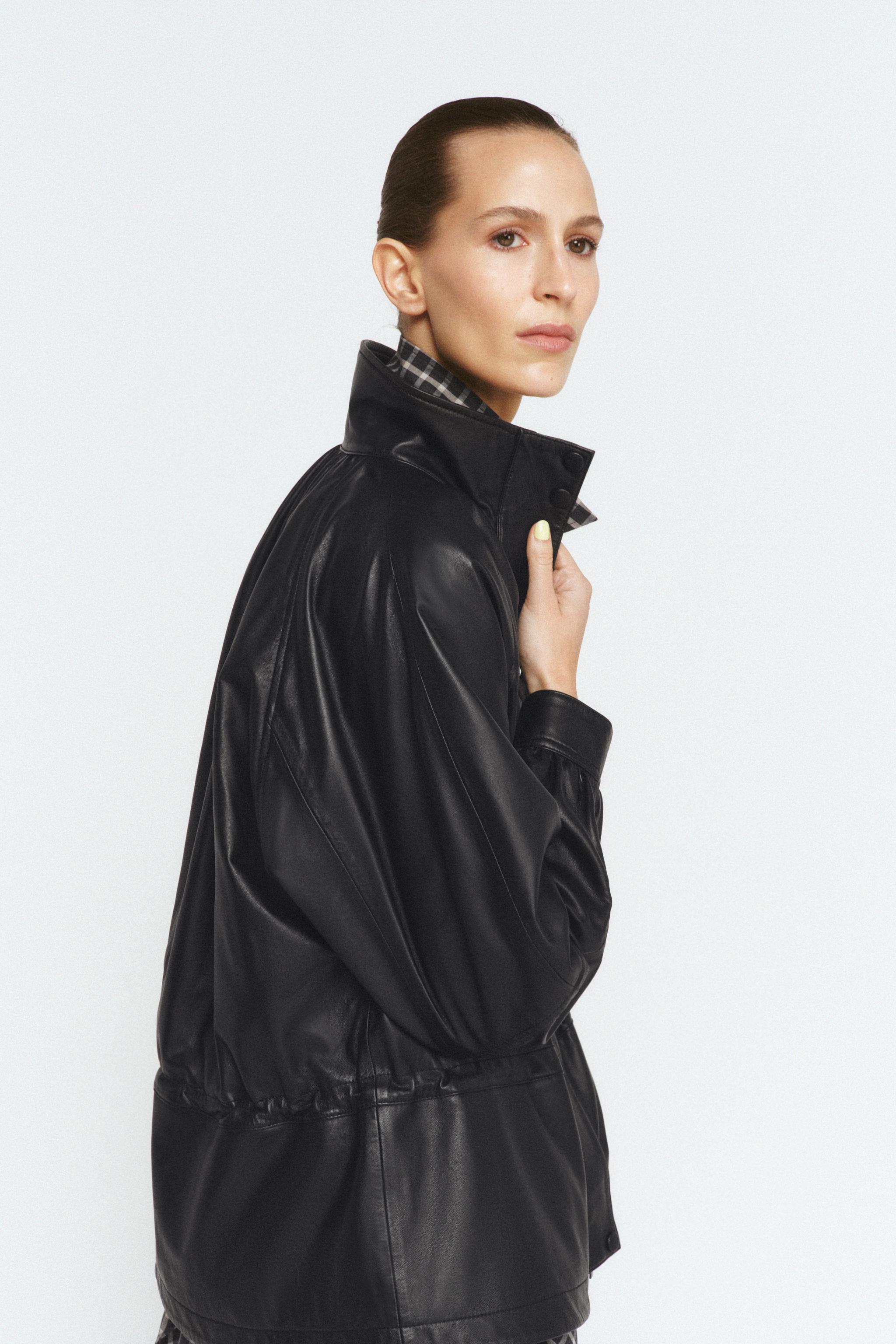 100% LEATHER JACKET ZW COLLECTION LIMITED EDITION